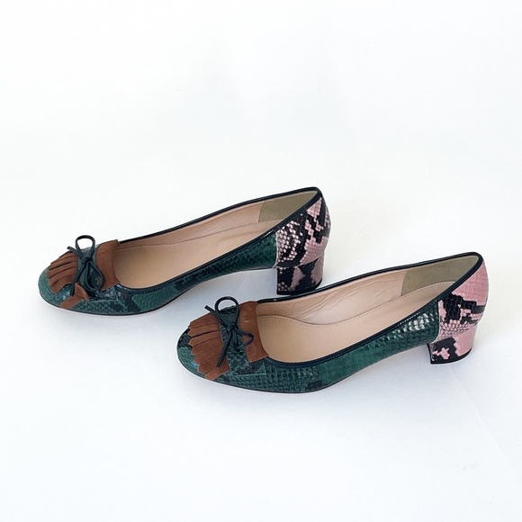 J.Crew low heels with a fringe - size 7.5 - Picture 2 of 4